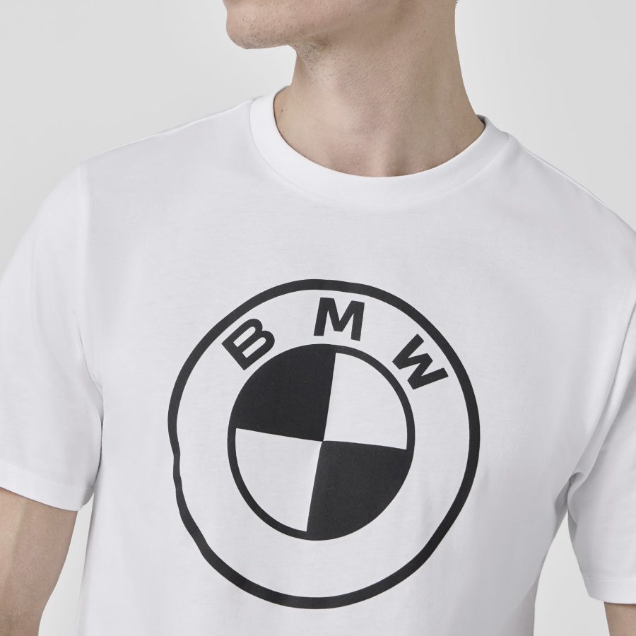 BMW T-Shirt Logo Unisex (weiss, XS-XXL)