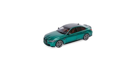 BMW Miniatur M3 (G80), 1:18 (green metallic)
