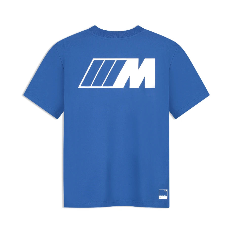 BMW M T-Shirt Logo reverse Unisex (blau und weiss, XS-XXL)