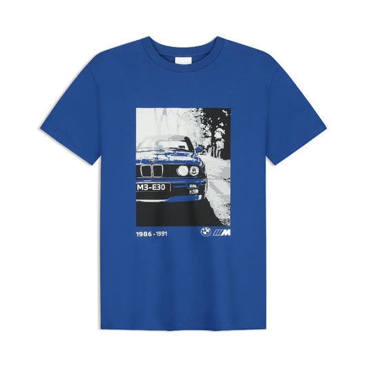 BMW M T-Shirt Grafik (blau und rot, XS-XXL