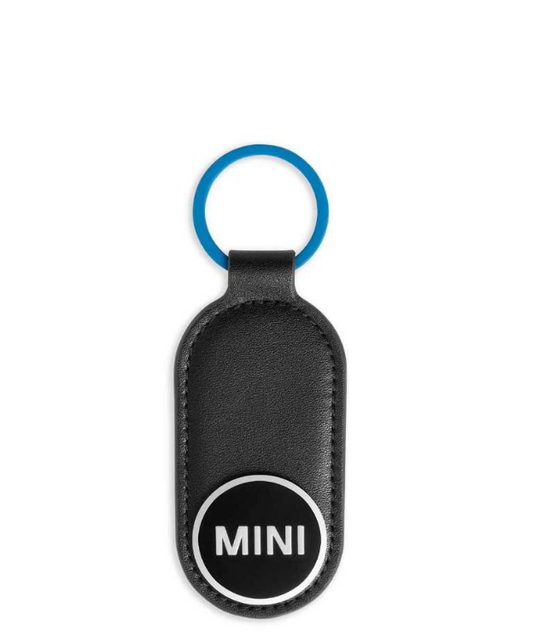 MINI Keyring Wordmark Enamel (Black/Island)