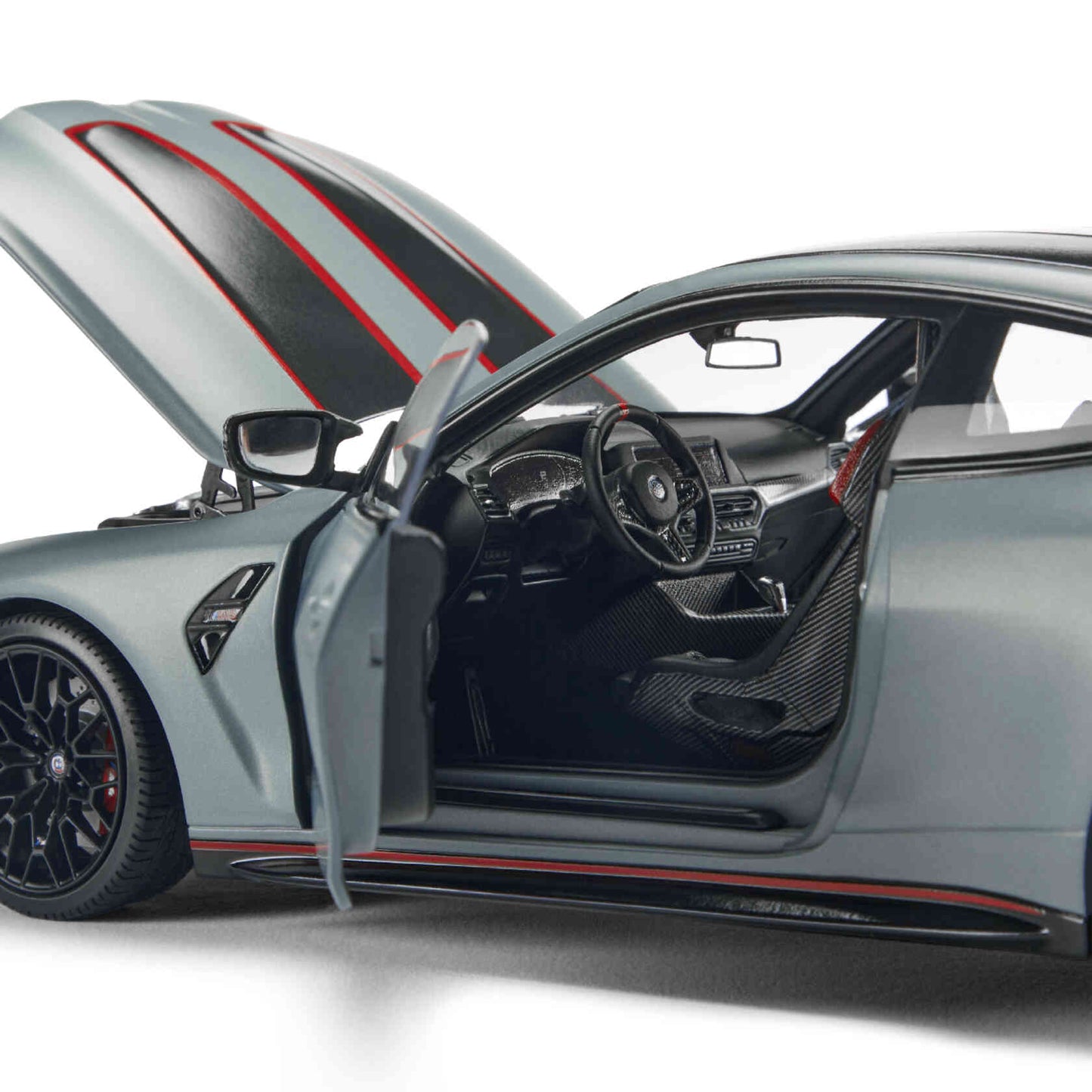 BMW Miniatur M4 CSL 1:18 (grau)