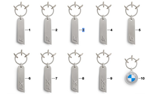 BMW Schlüsselanhänger (Metall)