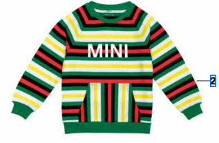 MINI Sweatshirt Kids Striped (M.col, 2-3Y/98)
