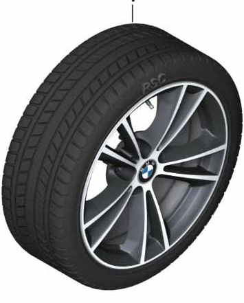 RDC Komplettrad Winter Ferricgrey glanz. (225/55R17 97H)