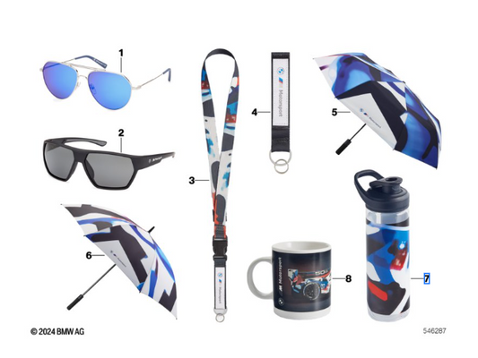 BMW M Motorsport Trinkflasche (grafik)